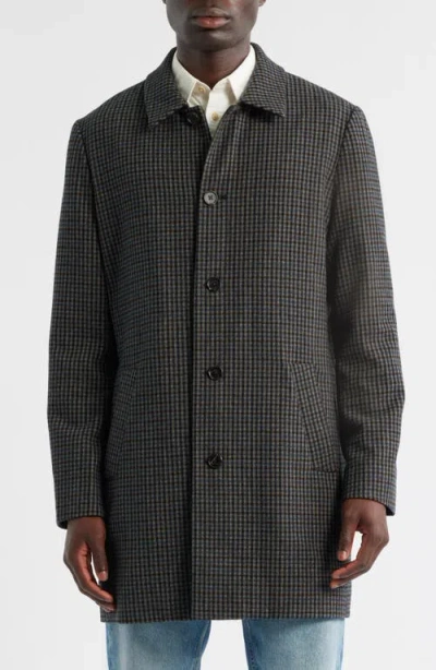 Rails Hockney Plaid Check Overcoat In Multi