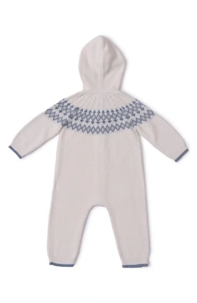 Barefoot Dreams Cozychic™ Ultra Lite® Fair Isle Hooded Romper In White