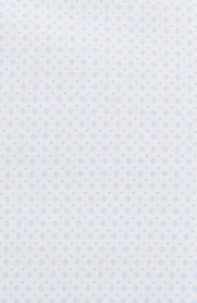 Mizzen + Main Mizzen+main Leeward Trim Fit Dot Performance Button-up Shirt In White