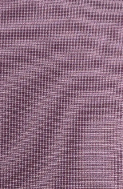 Mizzen + Main Mizzen+main Leeward Trim Fit Plaid Performance Button-up Shirt In Purple