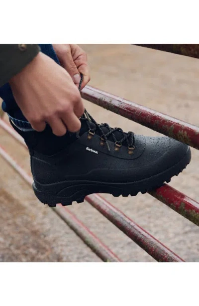Barbour Men's Marlow Lace Up Welly Boots In Black