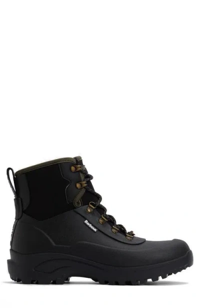 Barbour Men's Marlow Lace Up Welly Boots In Black