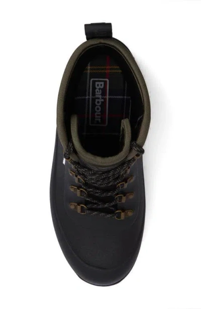 Barbour Men's Marlow Lace Up Welly Boots In Black