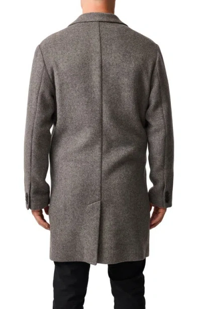 Rodd & Gunn Colwood Wool Blend Twill Coat In Brown