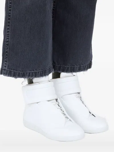 Maison Margiela Future Sneaker With Padded Ankle Strap For Men In White