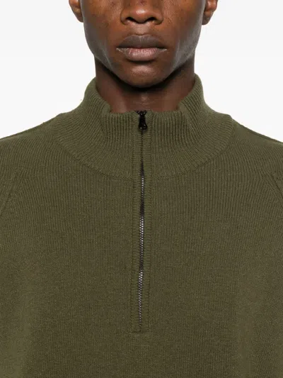 C.p. Company Wool Sweater In Green