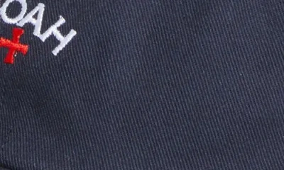 Noah Core Logo Embroidered 6-panel Adjustable Baseball Cap In Blue