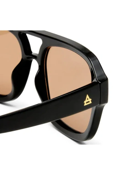 Aire Aquarius Gradient Aviator Sunglasses In Black