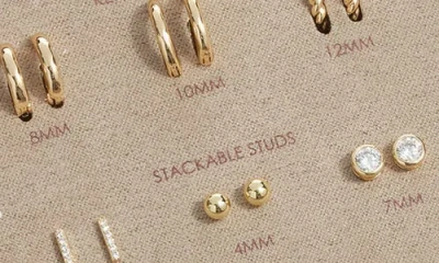 Chelsea28 6-pack Huggie Hoop & Stud Earring Set In Gold