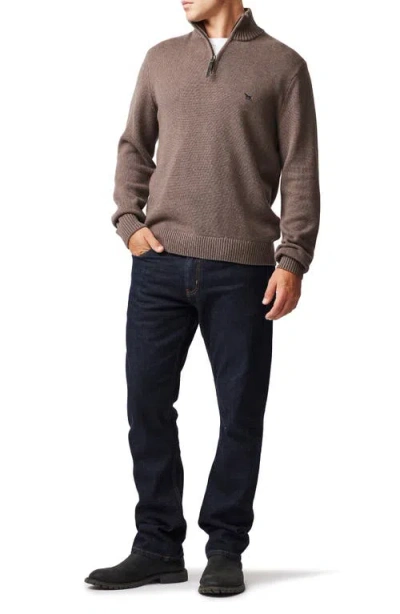 Rodd & Gunn Rodd And Gunn Merrick Bay Quarter-zip Sweater In Brown