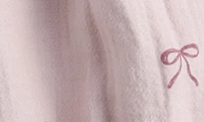 Quincy Mae Eden Smocked Bodice Long Sleeve Organic Cotton Gauze Romper In Multi