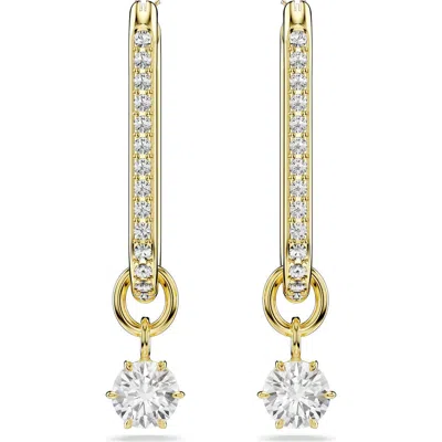 Swarovski Constella Crystal Hoop Earrings In Multi