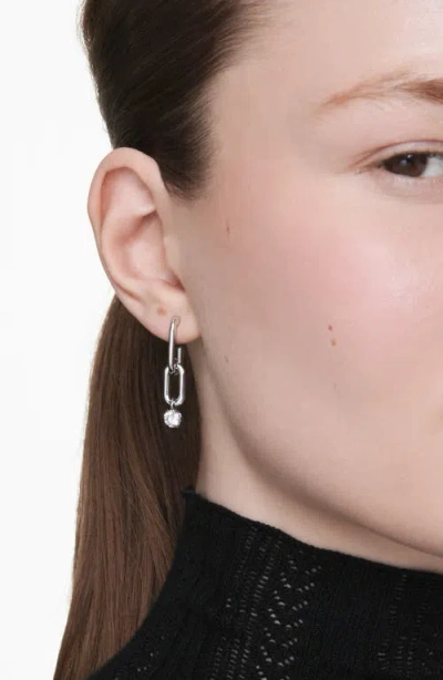 Swarovski Constella Drop-ohrhänger In Silver
