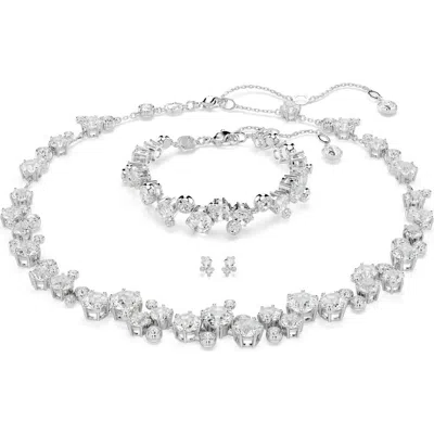 Swarovski Constella Set In Silver