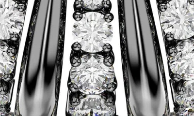 Swarovski Sublima Triangle Crystal Pendant Necklace In Black