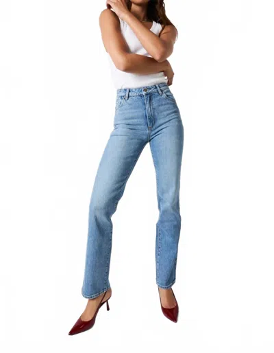 Rolla's Original Straight Leg Jeans In Brad Blue In Multi