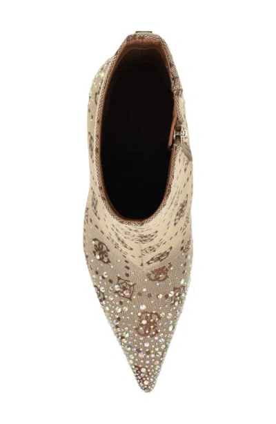 Guess Women's Gomoray Embellished Stiletto Booties In Brown