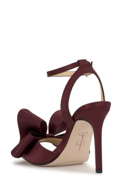 Jessica Simpson Women's Olivine Bow High-heel Stiletto Dress Sandals In Brown