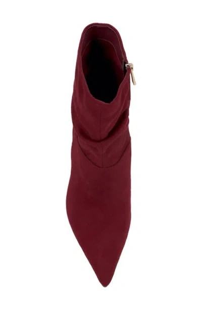 Jessica Simpson Welina Pointed Toe Bootie In Red