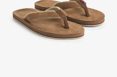 Hari Mari Men's Pier Flip Flop Sandals In Java In Brown
