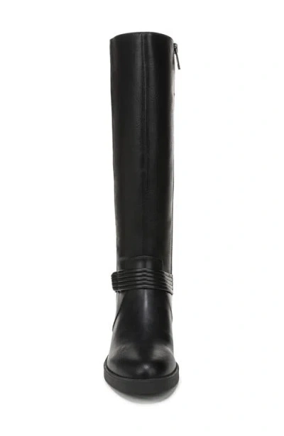 Lifestride Brighton Round Toe Extra Wide Calf Tall Boots In Black