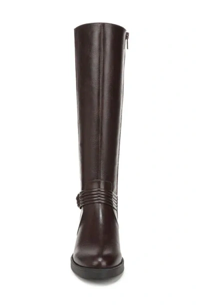 Lifestride Brighton Round Toe Wide Calf Tall Boots In Brown