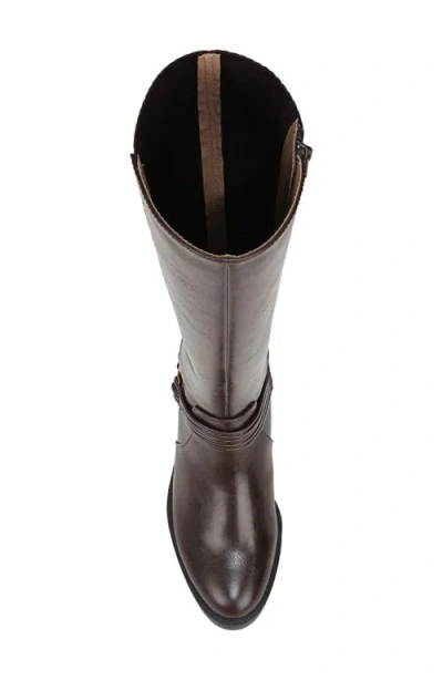 Lifestride Brighton Round Toe Wide Calf Tall Boots In Brown