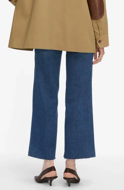 Frame Le Slim High Rise Ankle Palazzo Jeans In Elixir Raw After In Blue