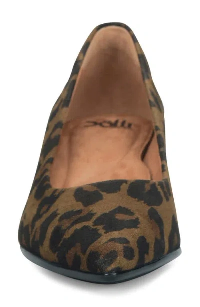 Söfft Sabrina Pointy Toe Kitten Heel Pump In Multi