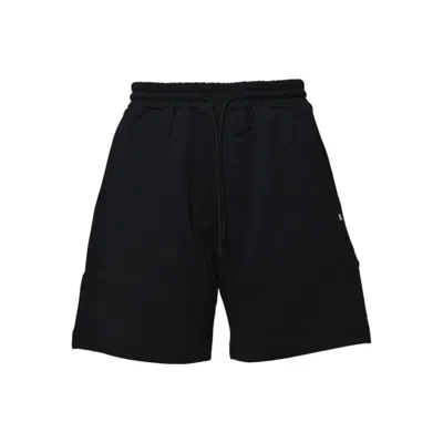 Msgm Casual Shorts With Pockets And Elastic Waistband In Black