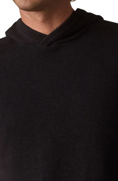 The Normal Brand Jimmy Essential Hooded Sweater In Black