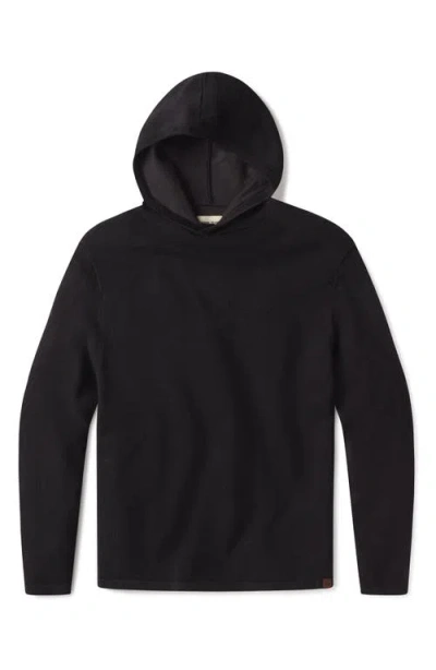The Normal Brand Jimmy Essential Hooded Sweater In Black