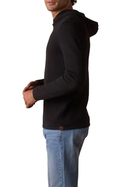 The Normal Brand Jimmy Essential Hooded Sweater In Black