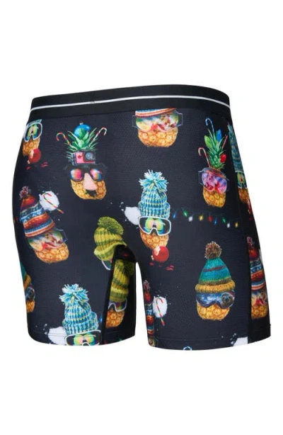 Saxx Volt Breathable Sim Fit Mesh Boxer Briefs In Multi