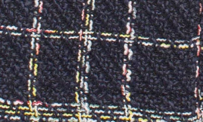 Liverpool Los Angeles Windowpane Pleated Back Jacket In Blue