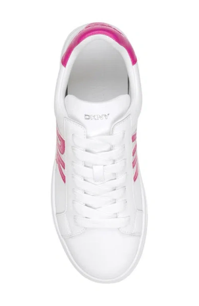 Dkny Abeni Platform Low Top Sneakers In Multi