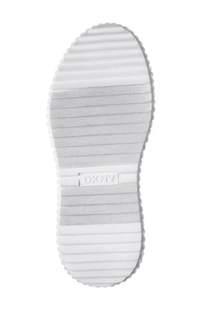 Dkny Lobeco Platform Sneaker In White