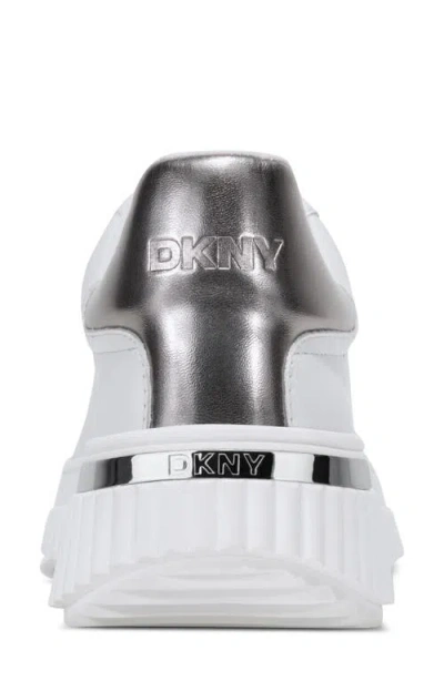 Dkny Lobeco Platform Sneaker In White