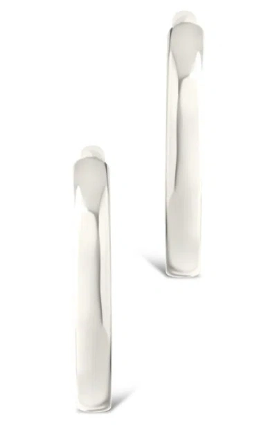 Sterling Forever Tinsley Two-tone Huggie Hoop Earrings In Multi