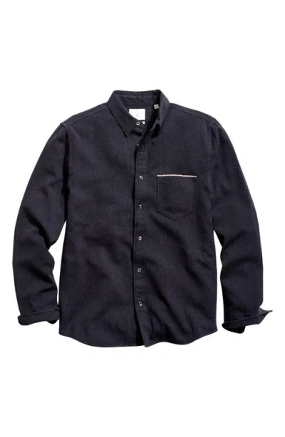 Billy Reid Twisted Msl Button-up Shirt In Black