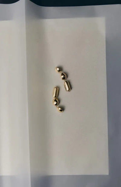 Mango Pendant Drop Earrings In Gold