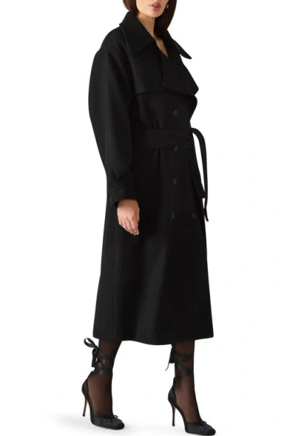 Steve Madden Enora Trench Coat In Black