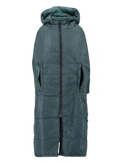 Sittingsuits 'midnight' Maxi Coat In Green