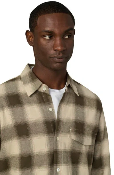 Joe's The Reynolds Plaid Cotton Button-up Shirt In Brown