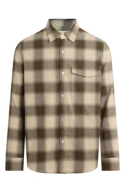 Joe's The Reynolds Plaid Cotton Button-up Shirt In Brown