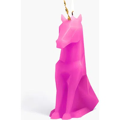 54celsius Pyropet Einar Unicorn Candle In Pink