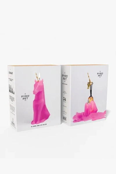 54celsius Pyropet Einar Unicorn Candle In Pink