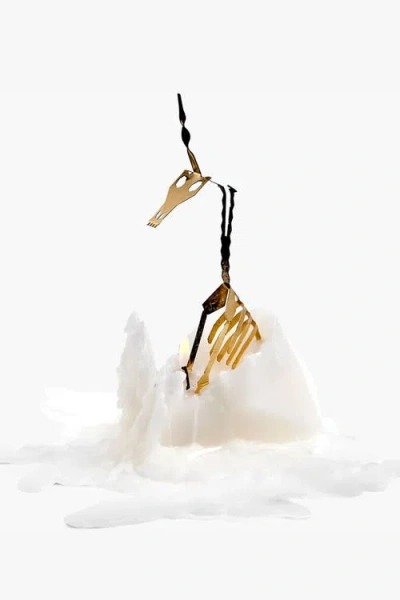 54celsius Pyropet Einar Unicorn Candle In White