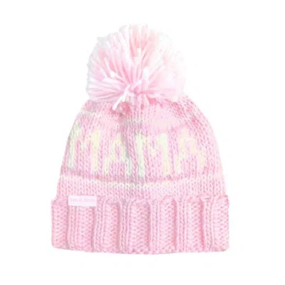 Bits & Bows Mama Bobble Hat In Pink