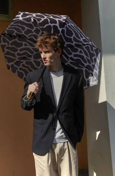 Original Duckhead Compact Umbrella With Automatic Open-close Function In Black